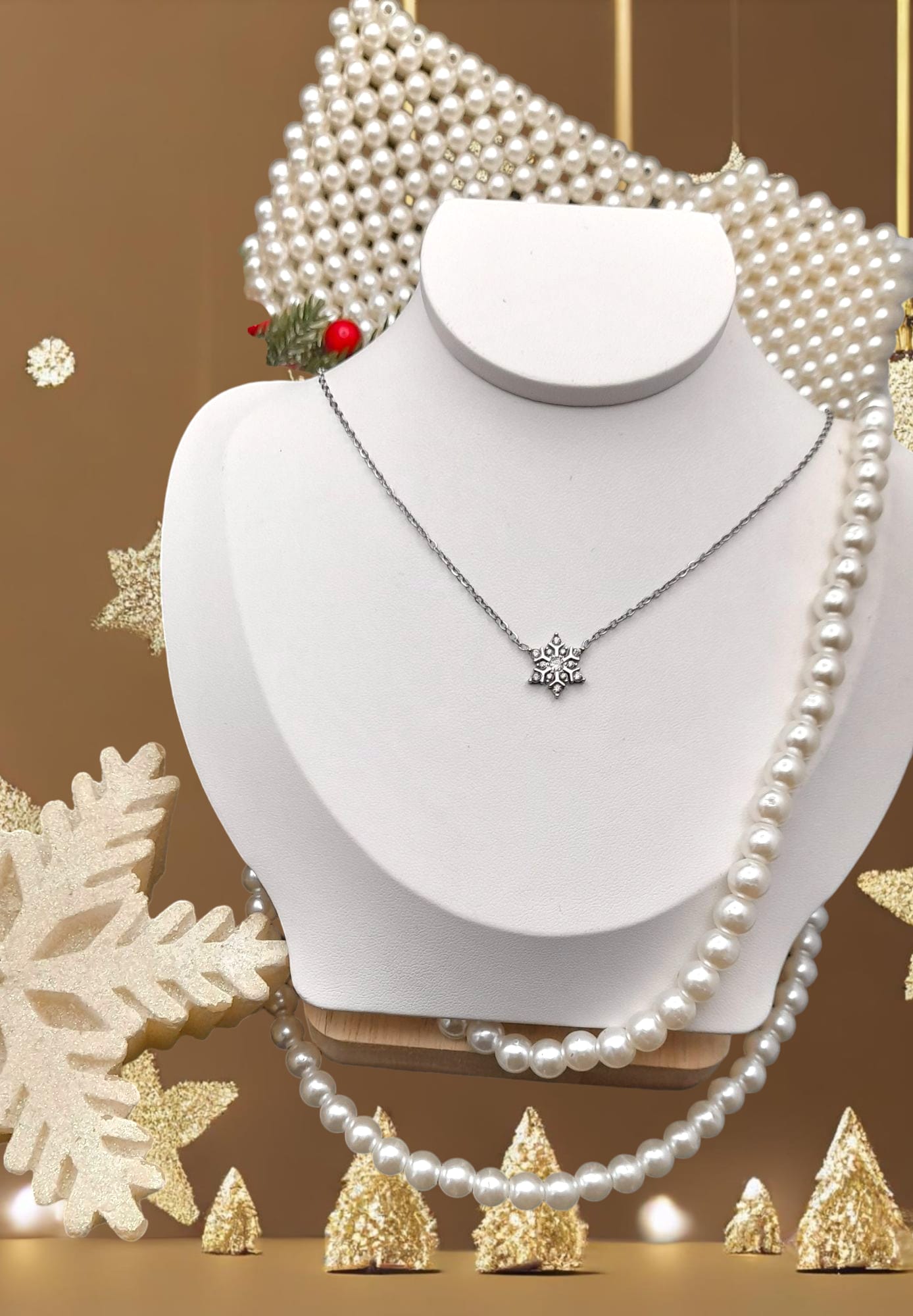 A014 Collana fiocco di Neve