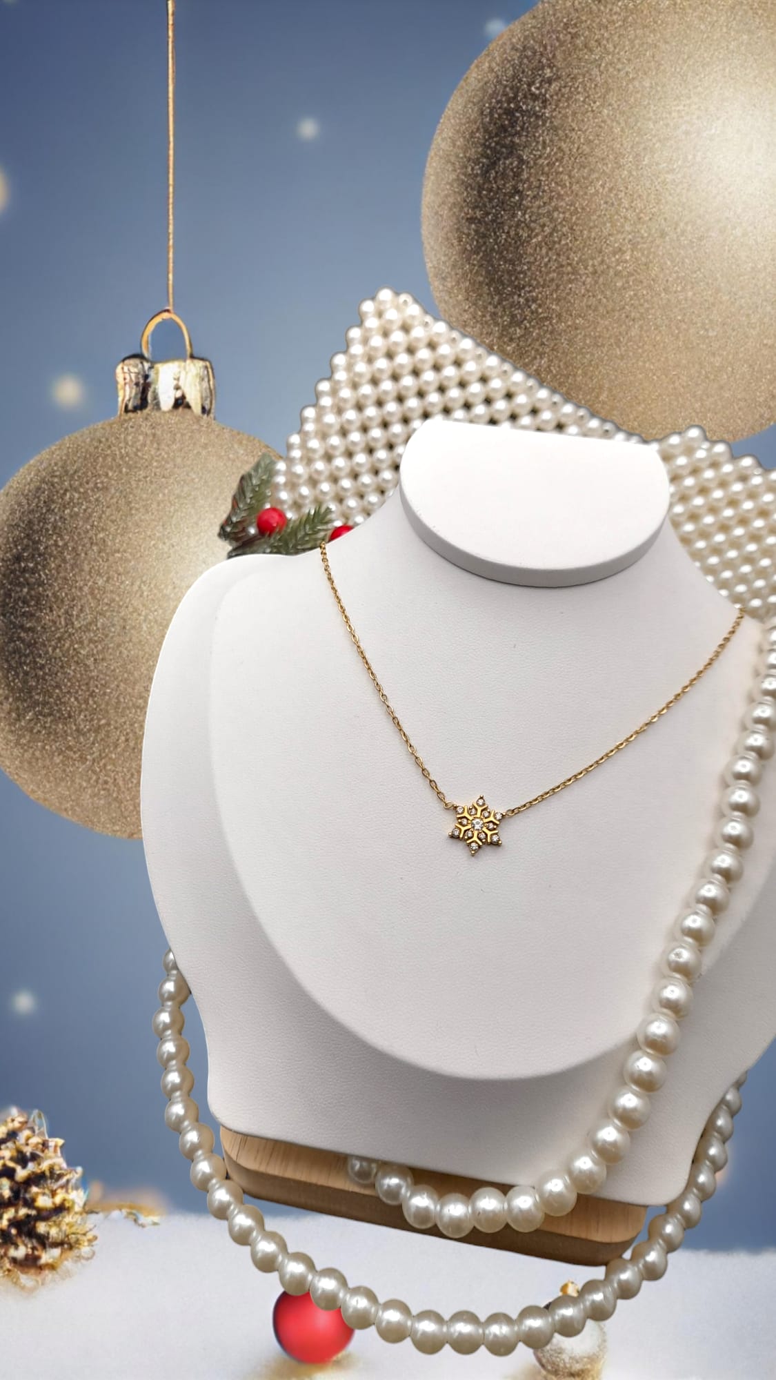 A014 Collana fiocco di Neve