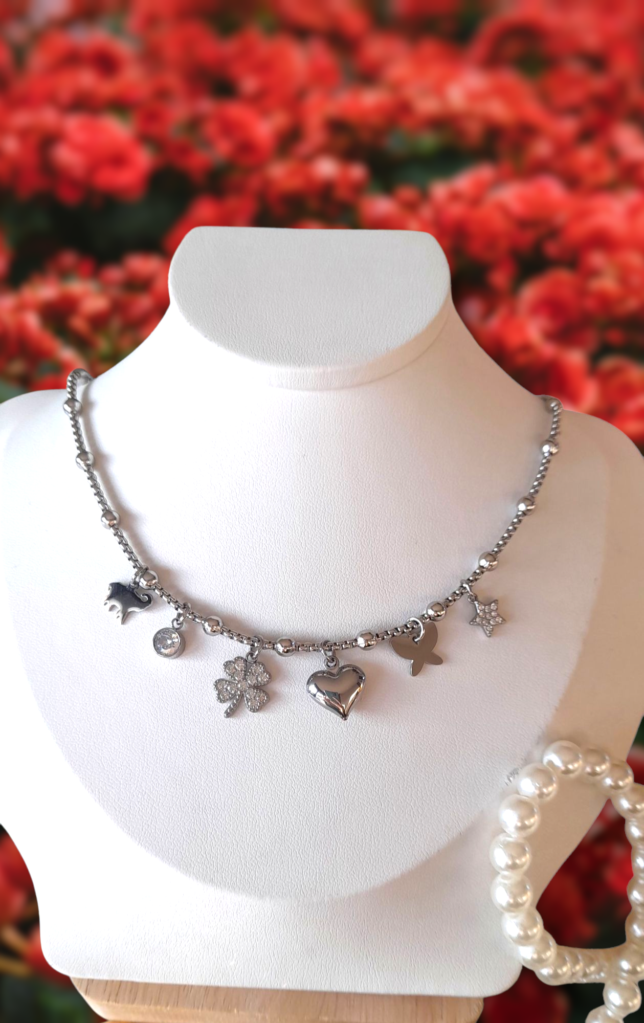 Collana Farfalla e vari charms🦋