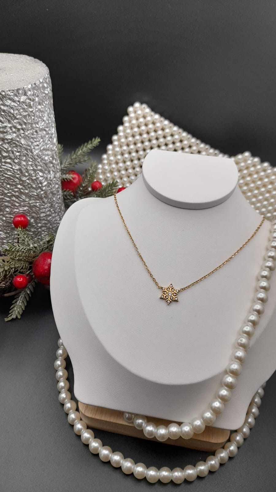 A014 Collana fiocco di Neve