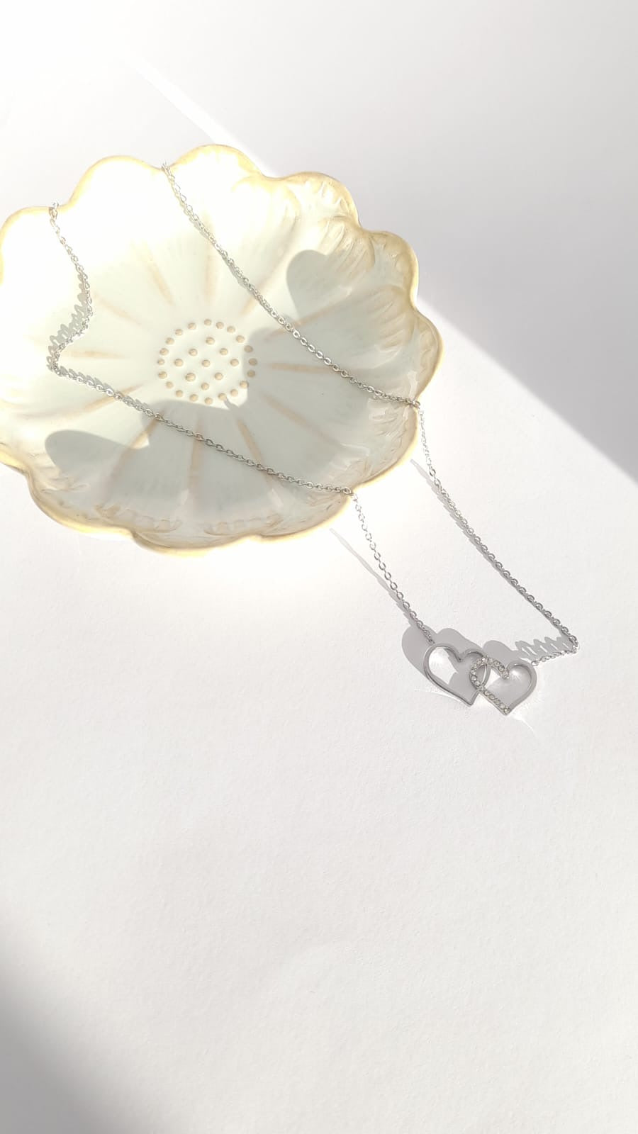 A010 Collana doppio cuore 💕