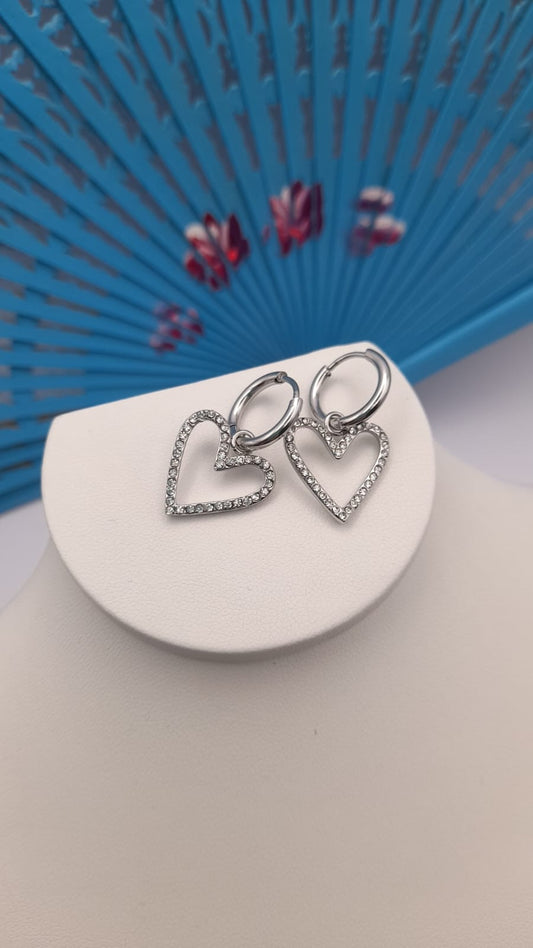 A002 Orecchini cuore ♥️