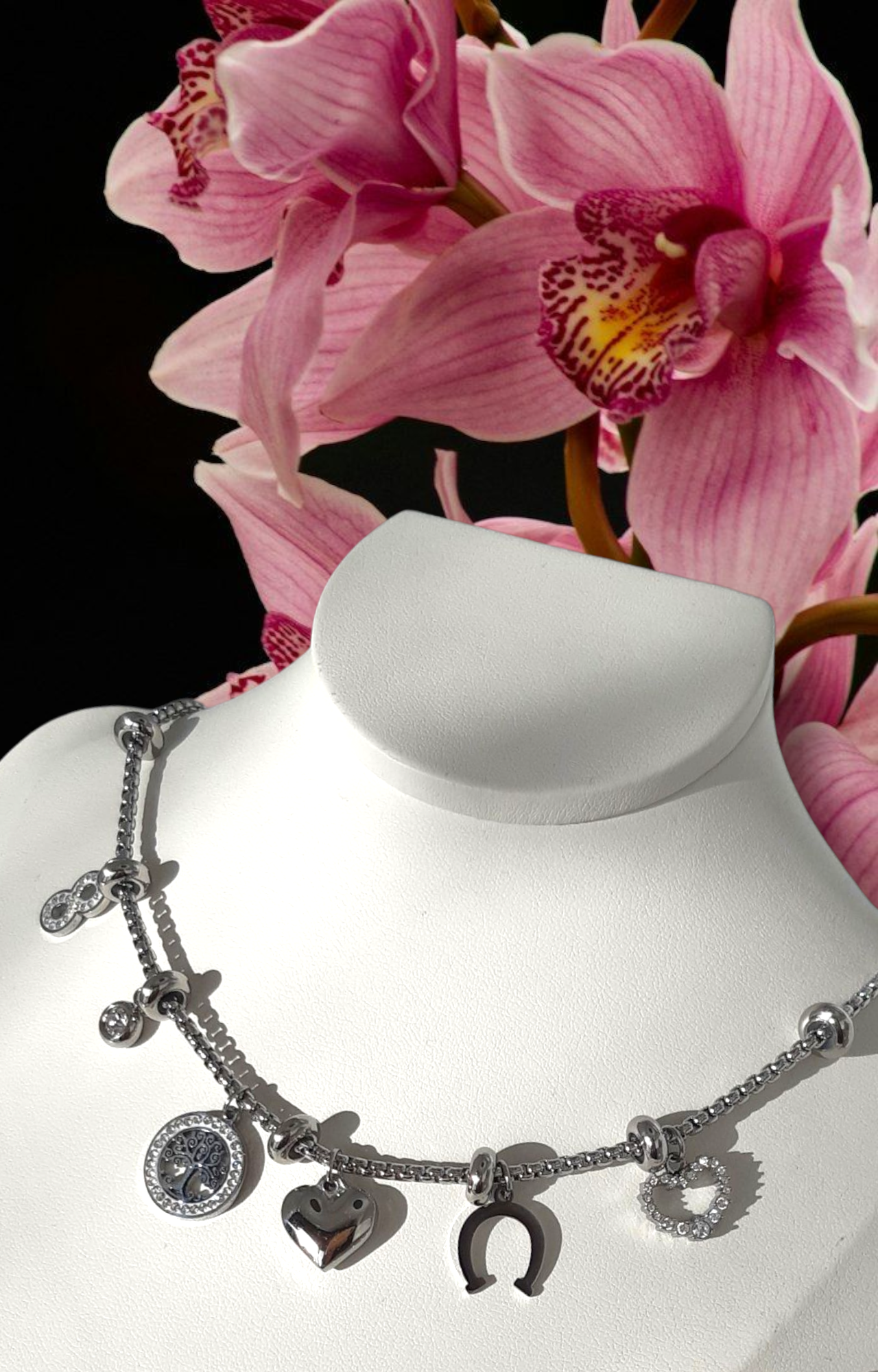 Collana Albero della vita e vari charms 🌳✨